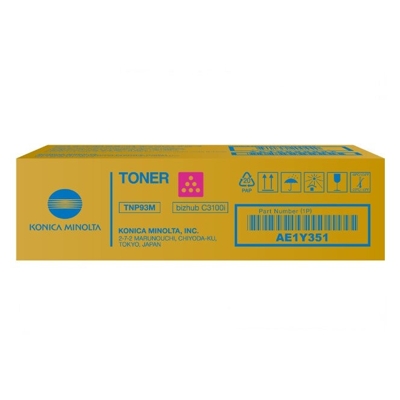 Toner oryginalny TNP-93M do KM (AE1Y351) (Purpurowy)