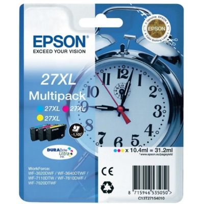 Tusze oryginalne 27 XL do Epson (C13T271540) (trójpak)