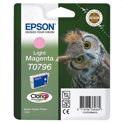 Tusz oryginalny T0796 do Epson (C13T07964010) (Jasny purpurowy)