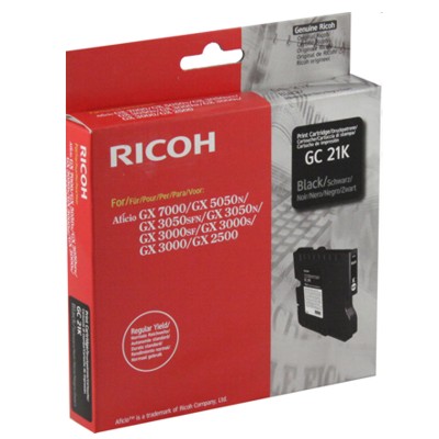 Tusz oryginalny GC-21K do Ricoh (405532) (Czarny)