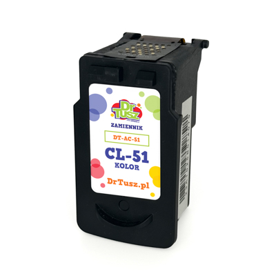 Tusz zamiennik CL-51 do Canon (0618B001) (Kolorowy)