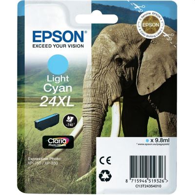 Tusz oryginalny T2435 do Epson (C13T24354010) (Jasny błękitny)