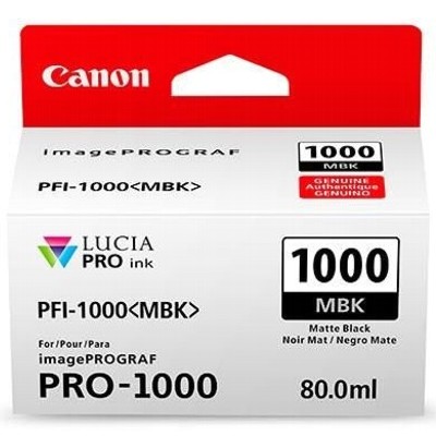 Tusz oryginalny PFI-1000MBK do Canon (0545C001) (Czarny matowy)