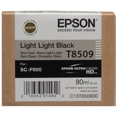 Tusz oryginalny T8509 do Epson (C13T850900) (Jasny jasny czarny)