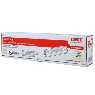 Toner oryginalny C810/830 do Oki (44059105) (Żółty)