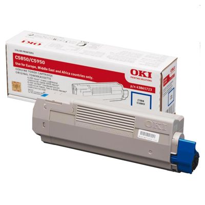 Toner oryginalny C5850/5950 do Oki (43865723) (Błękitny)