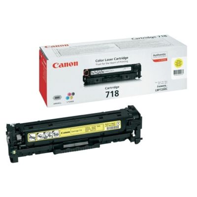 Toner oryginalny CRG-718 Y do Canon (2659B002AA, 2659B011AA) (Żółty)