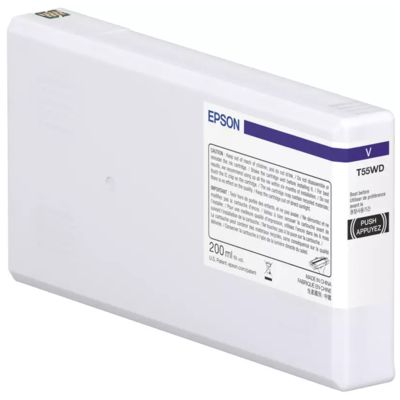 Tusz oryginalny T55WD V do Epson (C13T55WD00) (Fioletowy)