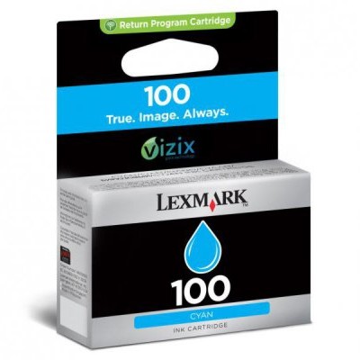 Tusz oryginalny 100 C do Lexmark (14N0900E) (Błękitny)