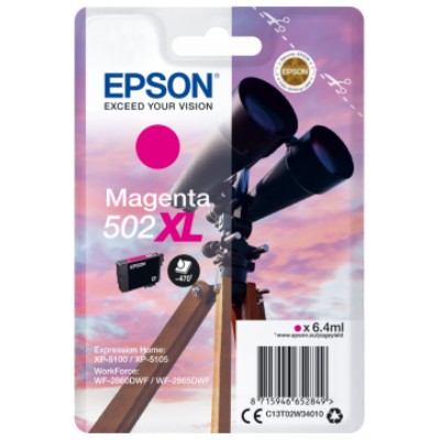 Tusz oryginalny 502 XL do Epson (C13T02W34010) (Purpurowy)