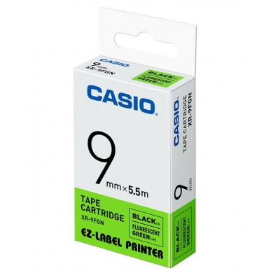 Taśma Barwiąca oryginalny XR-9FGN do Casio (XR9FGN) (Zielony) Taśma Barwiąca oryginalny XR-9FGN do Casio (XR9FGN) (Zielony)