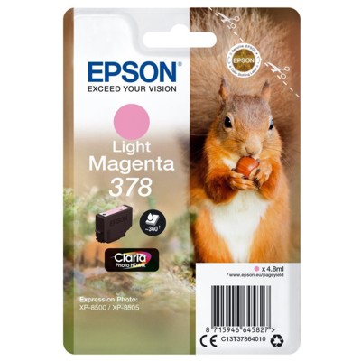 Tusz oryginalny 378 do Epson (C13T37864010) (Jasny purpurowy)