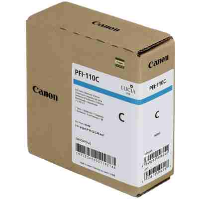 Tusz oryginalny PFI-110C do Canon (2365C001) (Błękitny)