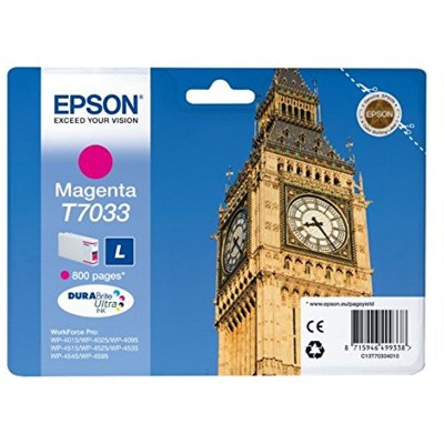 Tusz oryginalny T7033 do Epson (C13T70334010) (Purpurowy)