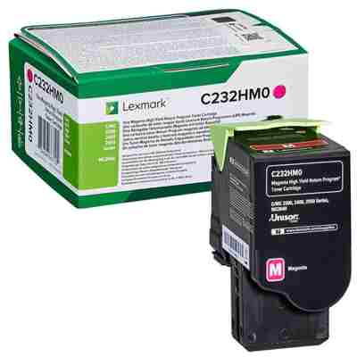 Toner oryginalny C232 do Lexmark (C232HM0) (Purpurowy)