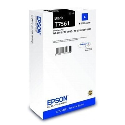 Tusz oryginalny T7561 do Epson (C13T756140) (Czarny)