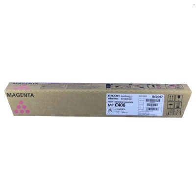 Toner oryginalny C406 do Ricoh (842097) (Purpurowy)