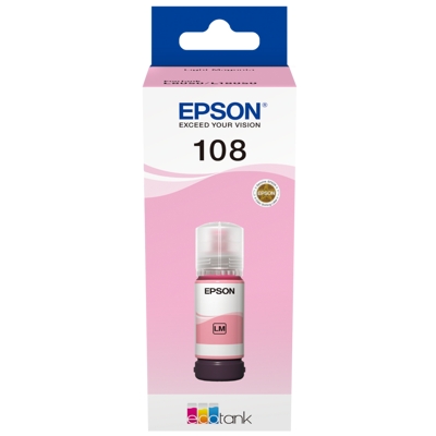 Tusz oryginalny 108 do Epson (C13T09C64A) (Jasny purpurowy)