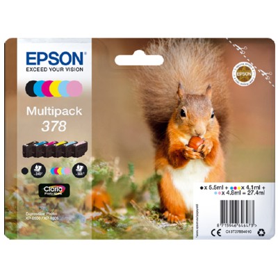 Tusze oryginalne 378 do Epson (C13T37884010) (komplet)