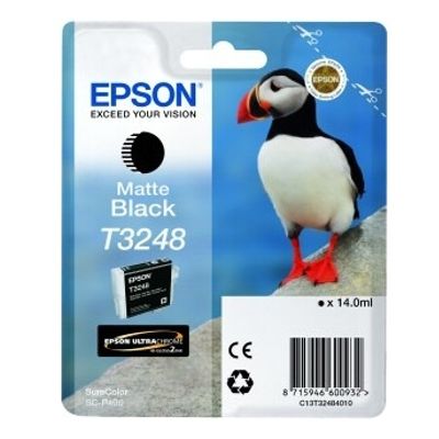 Tusz oryginalny T3248 do Epson (C13T32484010) (Czarny matowy)