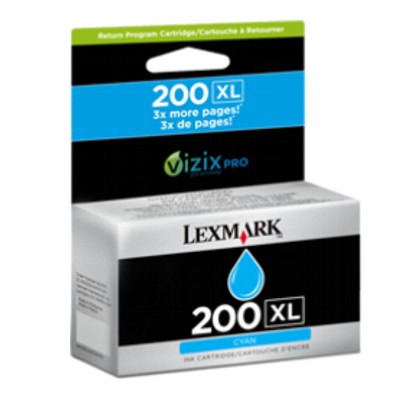 Tusz oryginalny 200XL do Lexmark (14L0198) (Błękitny)