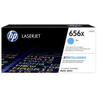 Toner oryginalny 656X do HP (CF461X) (Błękitny)