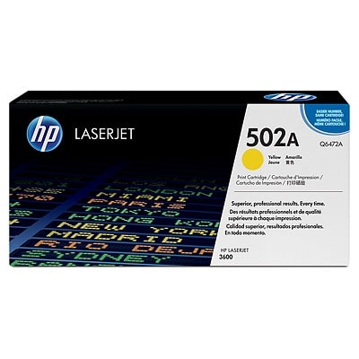 Toner oryginalny 502A do HP (Q6472A) (Żółty)