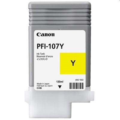 Tusz oryginalny PFI-107Y do Canon (6708B001) (Żółty)