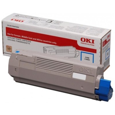 Toner oryginalny C612 do Oki (46507507) (Błękitny)