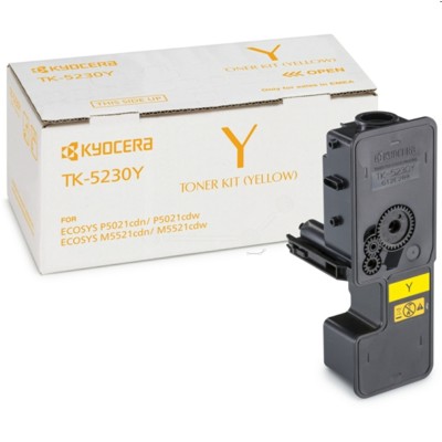 Toner oryginalny TK-5230Y do Kyocera (1T02R9ANL0) (Żółty)