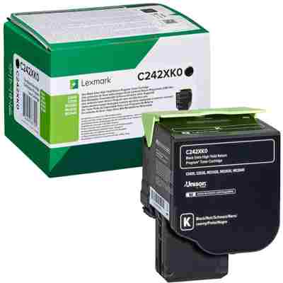 Toner oryginalny C242 do Lexmark (C242XK0) (Czarny)