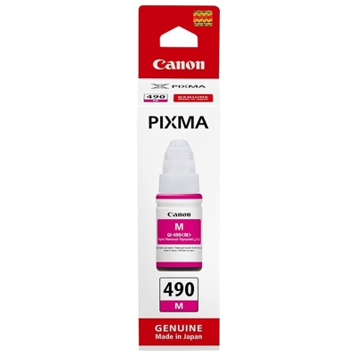 Tusz oryginalny GI-490 PGM do Canon (GI-490PGM) (Purpurowy)