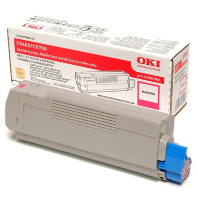 Toner oryginalny C5600/5700 do Oki (43381906) (Purpurowy)