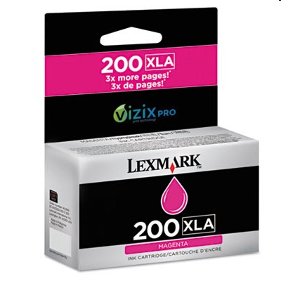 Tusz oryginalny 200XL do Lexmark (14L0199) (Purpurowy)