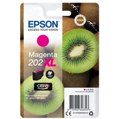 Tusz oryginalny 202 XL do Epson (C13T02H34010) (Purpurowy)