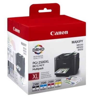 Tusze oryginalne PGI-2500 XL CMYK do Canon (9254B004) (komplet)