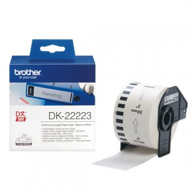Taśma oryginalny DK-22223 do Brother (DK-22223) (Biały) Taśma oryginalny DK-22223 do Brother (DK-22223) (Biały)