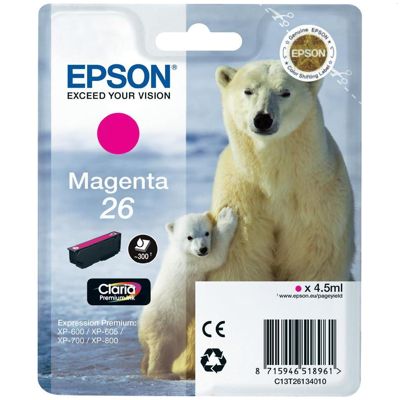 Tusz oryginalny T2613 do Epson (C13T26134010) (Purpurowy)