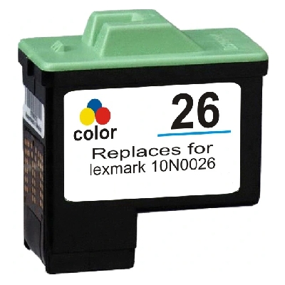 Tusz zamiennik 26 do Lexmark (10N0026E) (Kolorowy)