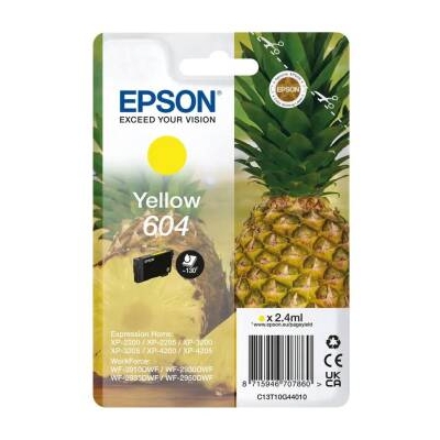 Tusz oryginalny 604 do Epson (C13T10G44010) (Żółty)