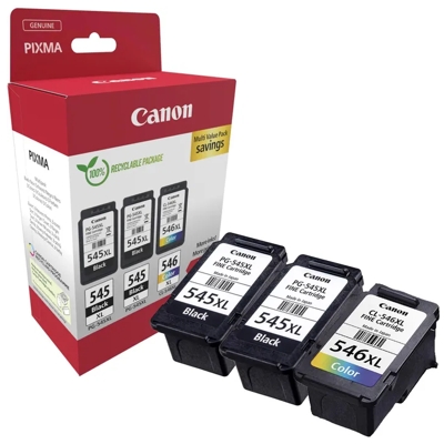 Tusze oryginalne 2 x PG-545 XL + CL-546 XL do Canon (8286B013) (komplet)