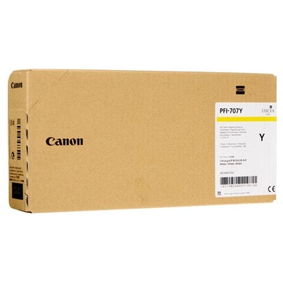 Tusz oryginalny PFI-707Y do Canon (9824B001) (Żółty)