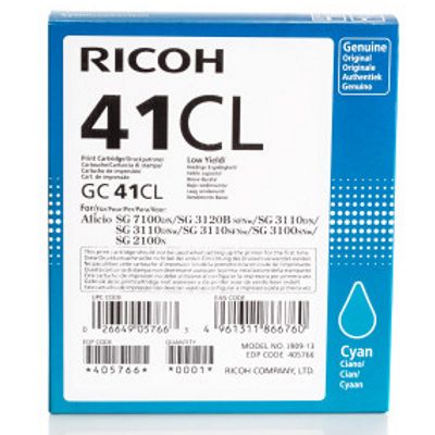 Tusz oryginalny GC-41CL do Ricoh (405766) (Błękitny)