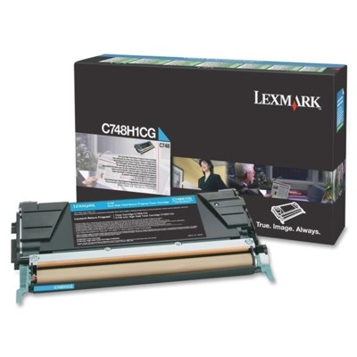 Toner oryginalny C748H1CG do Lexmark (C748H1CG) (Błękitny)