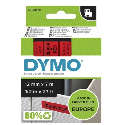 Taśma Barwiąca oryginalny D1-45017 do DYMO (D1-45017) (Czerwony)