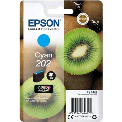 Tusz oryginalny 202 do Epson (C13T02F24010) (Błękitny)