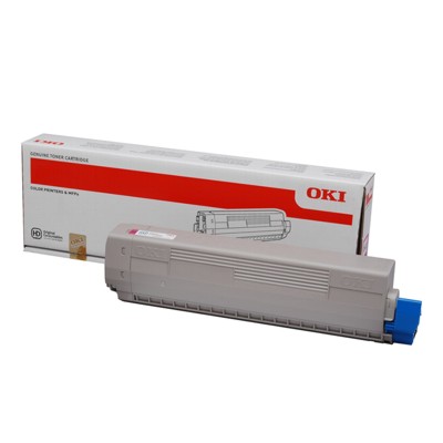 Toner oryginalny C822 do Oki (44844614) (Purpurowy)