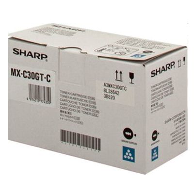 Toner oryginalny MX-C30GTC do Sharp (MX-C30GTC) (Błękitny)