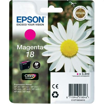 Tusz oryginalny T1803 do Epson (C13T18034010) (Purpurowy)