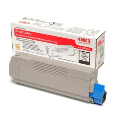 Toner oryginalny C5800 do Oki (43324424) (Czarny)